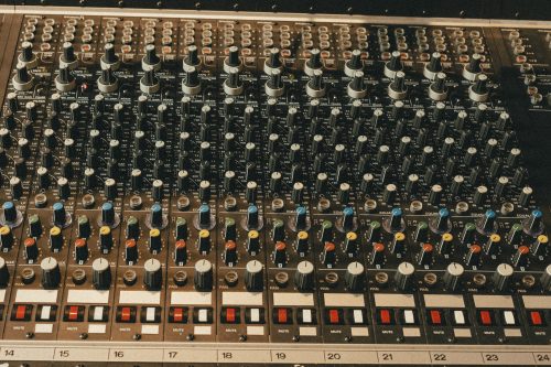 Sonic Nursery - Studer 903 - Mixing Console - Voiceover Recording